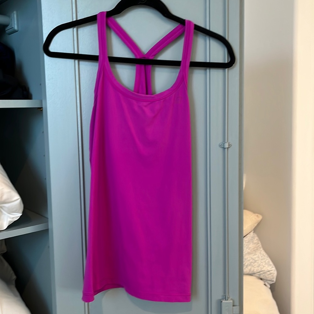 Lorna Jane Fuschia Yoga Top